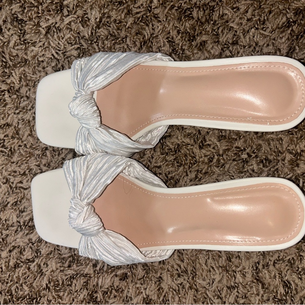 Elegant White Women's Sandals